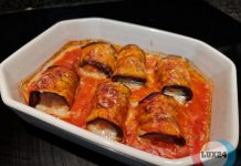 Cozinhando, com Cidália Rodrigues: Rolinhos de beringela com molho de tomate