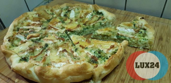 Cozinhando, com Cidália Rodrigues: Tarte de camembert e brócolos