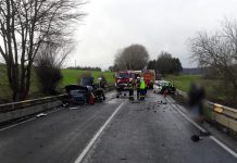 Belvaux: Acidente causa dois feridos, um em estado grave