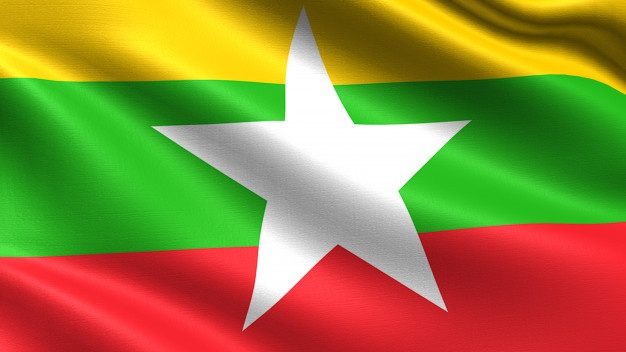 Myanmar - bandeira - FOTO DR